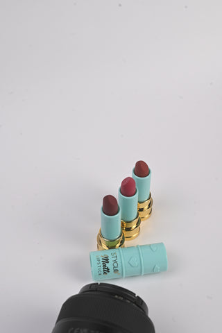 Sea green & Golden, Matte Lipstick
