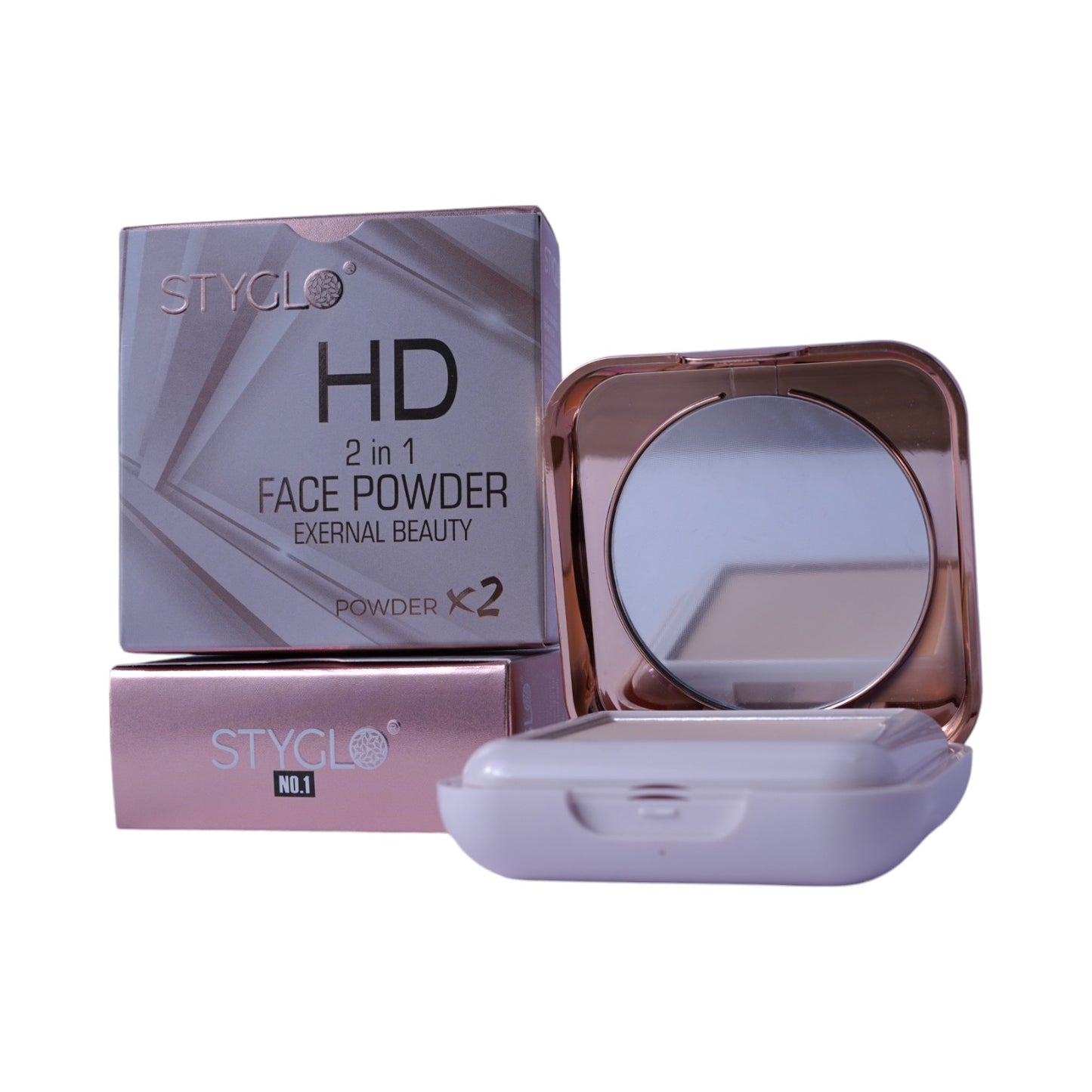 HD 2 in 1 Face Powder Exernal Beauty