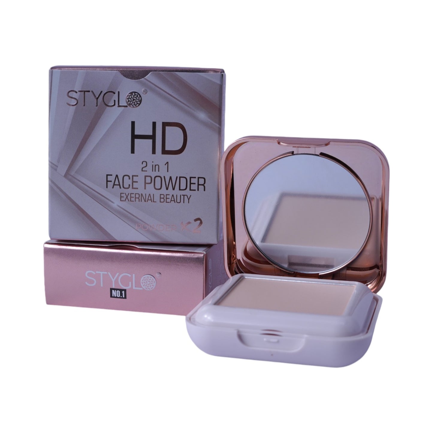 HD 2 in 1 Face Powder Exernal Beauty