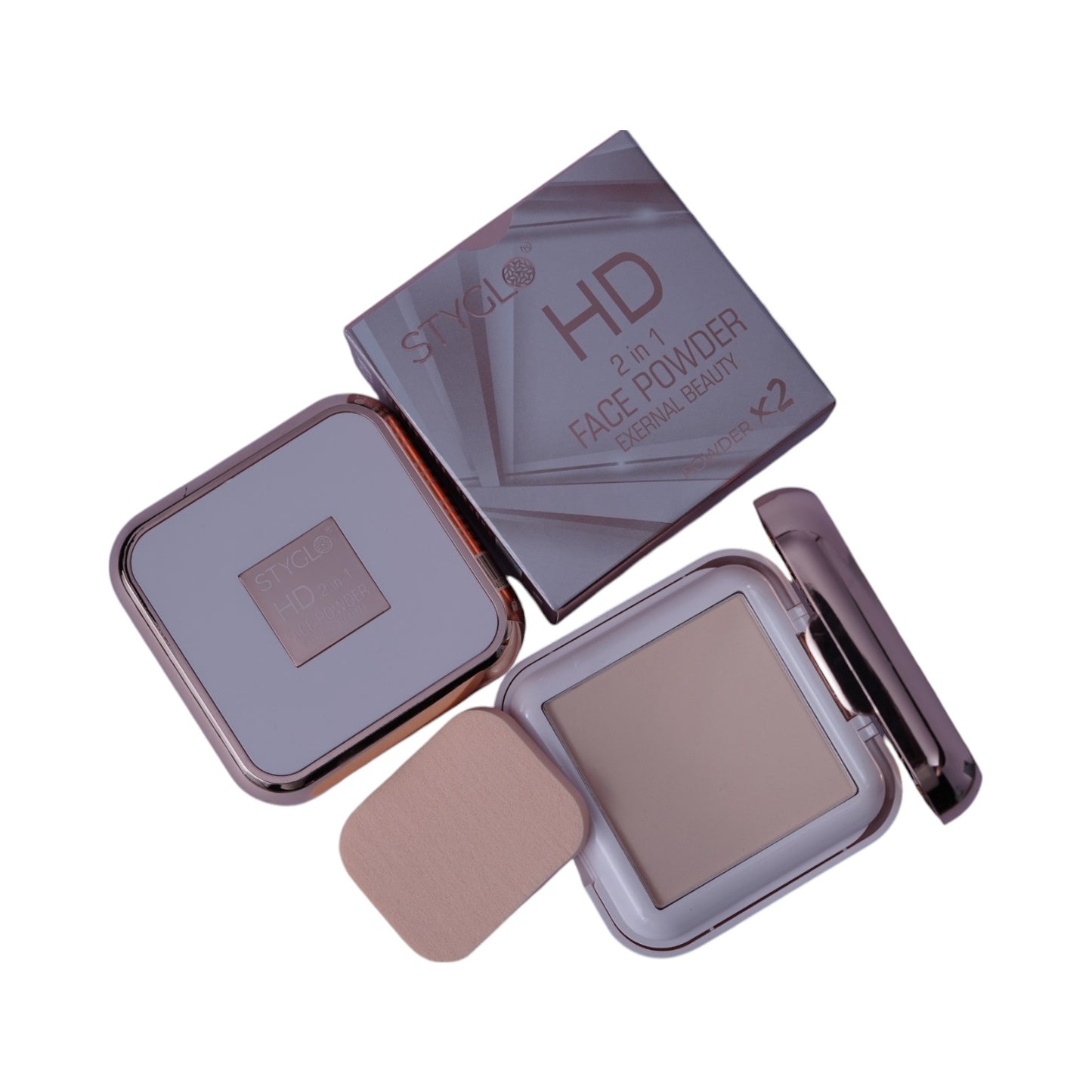 HD 2 in 1 Face Powder Exernal Beauty