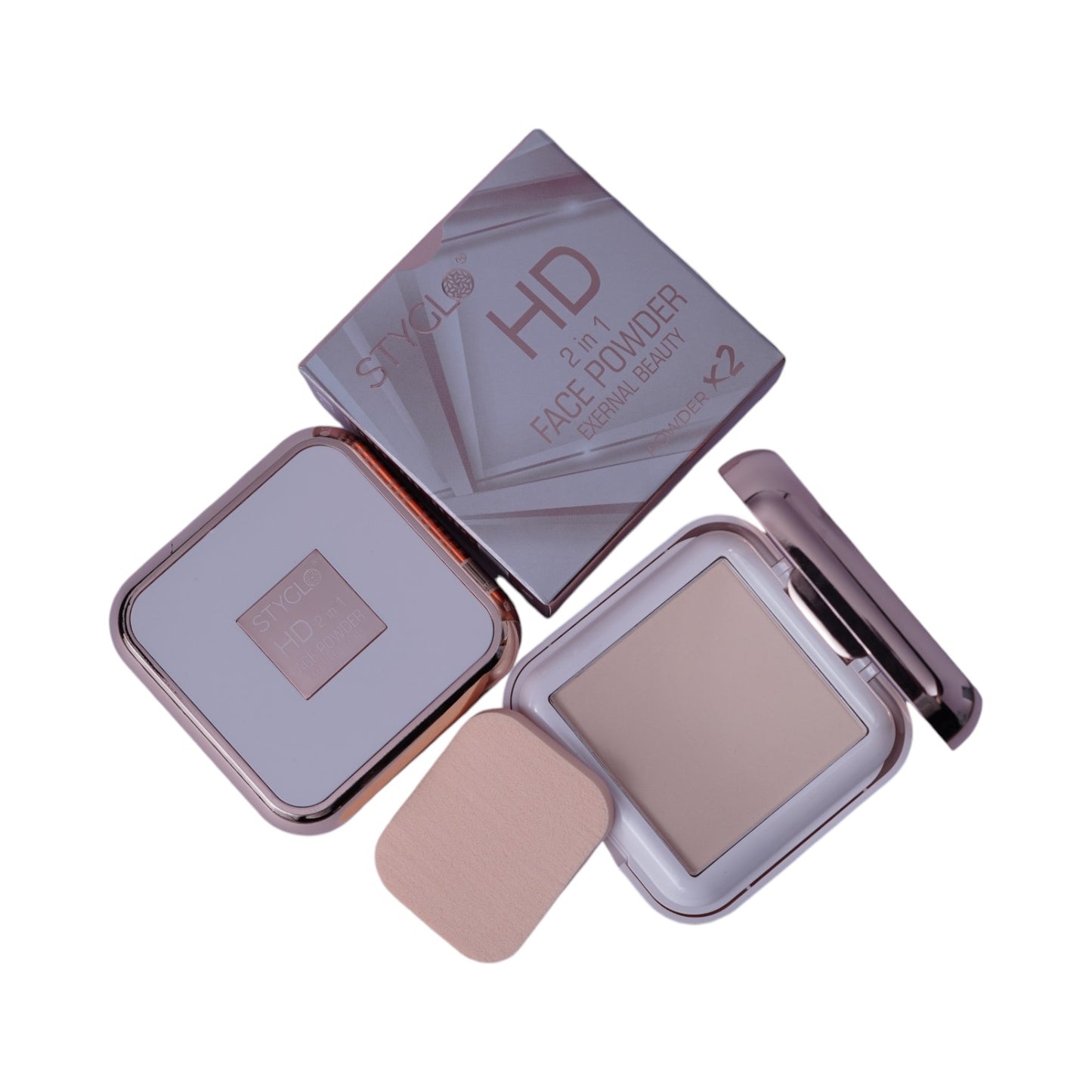 HD 2 in 1 Face Powder Exernal Beauty